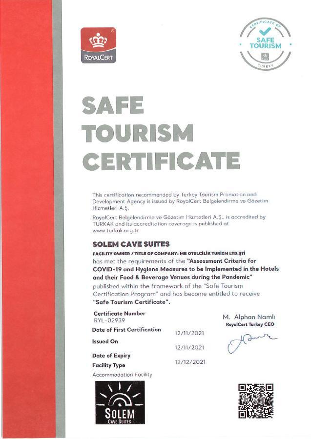 Solem Cave Suites Ürgüp Exteriör bild